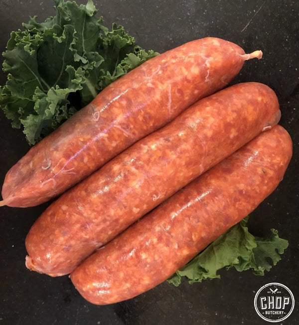 Thick Wagyu Beef Sausages <br><small>( SPECIAL $18/ kg) </small>