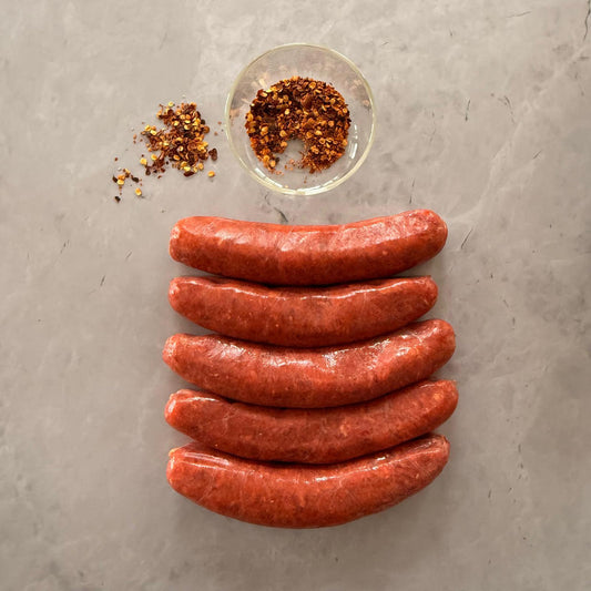 Fresh Texan Chilli Sausages <br><small>  ($19.90 / kg)</small>